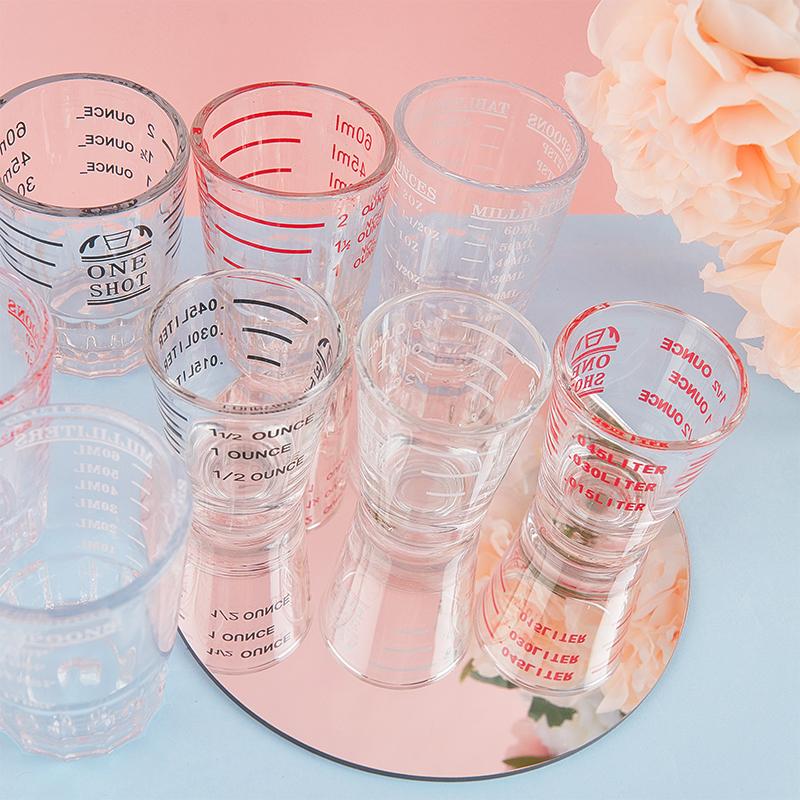 Стакан из утолщенного стекла, мерный стакан, рюмка, унция, чашка для эспрессо