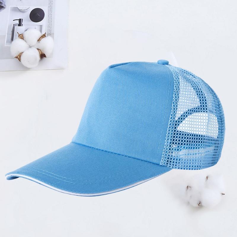 Volunteer Summer Breathable Baseball Mesh Cap Printing Travel Sun Hat Small Batch