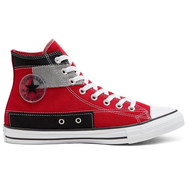 Кеды Converse Chuck Taylor All Star High 'Patchwork - University Red' 168591C