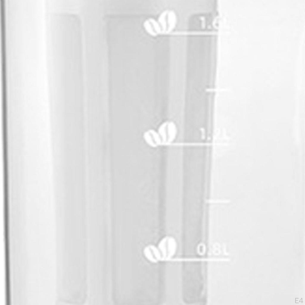 Прозрачный графин для воды с ручкой, двойная шкала от -20°C до 110°C для холодного кофе