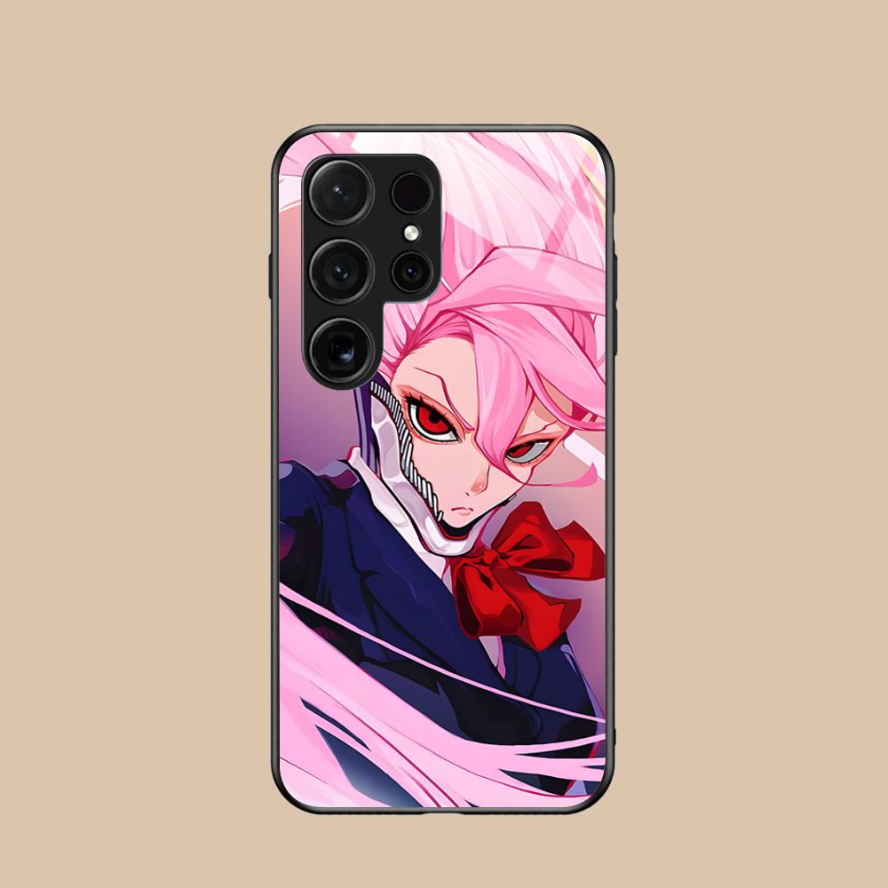 Чехол для телефона Dandadan Aira Shiratori для Samsung Galaxy S26 S25 S24 S23 S22 S21 S20 Note20 Plus FE Ultra Стеклянная цветная крышка