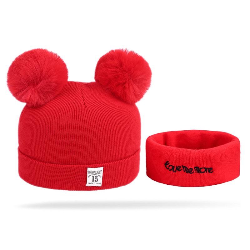 Уютная шапочка для младенца: Мягкая двухслойная шапка для мальчиков и девочек (0-12 месяцев) - Идеально для осени и зимы