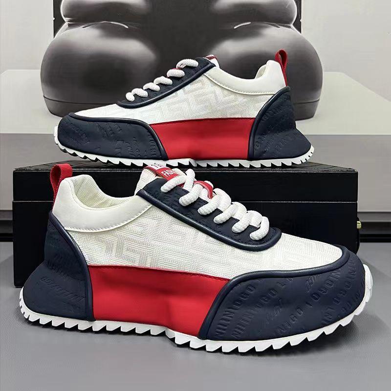 Exclusive Extra Large Size All-inclusive Casual Shoes Summer Mesh Platform Sports Men's Shoes Dad Shoes
