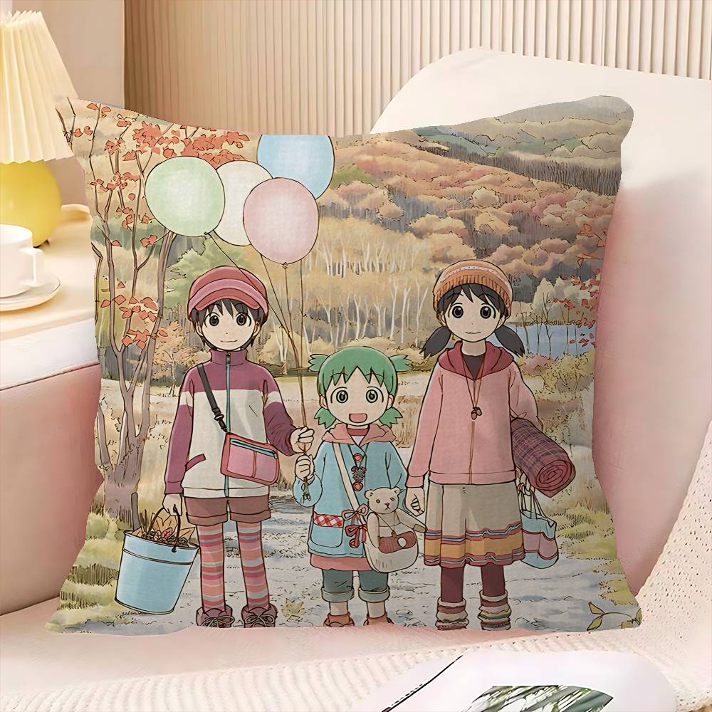 Anime YYotsuba Sweets Pillowcase toon Gift Cushion Cover Bedroom Home Sofa Chair Seat Decor pillow case