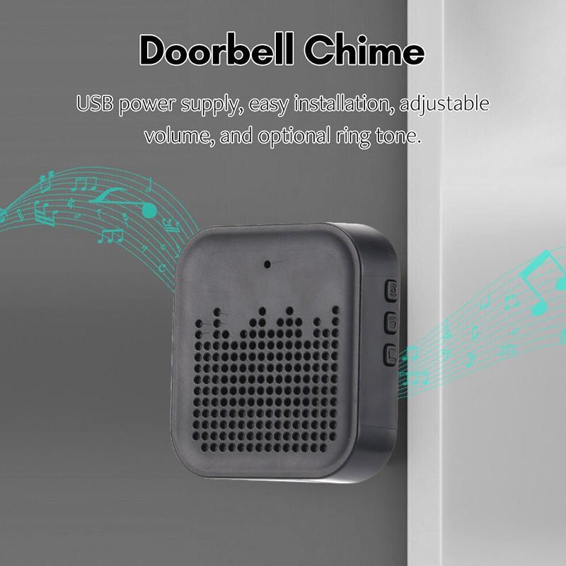 Wi-Fi видео дверной звонок, умный беспроводной дверной звонок, 2,4G, дверная камера ночного видения, поддержка двусторонней аудиосвязи