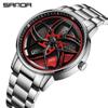 Watch Men's Hollow Watch Creative Personality Quartz Watch Fashion Cool Wheel Series Style Watch