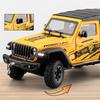1:24 Джипа Wrangler Rubicon Металлический Модель Автомобиля Литье под Давлением Металл Внедорожники Модель Автомобиля Звук И Свет Симуляция Детские Игрушки Подарок