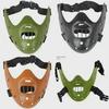 Маска демона из смолы, вдохновленная Ганнибалом — мужская маска для лица в черном, зеленом и кофейном цветах