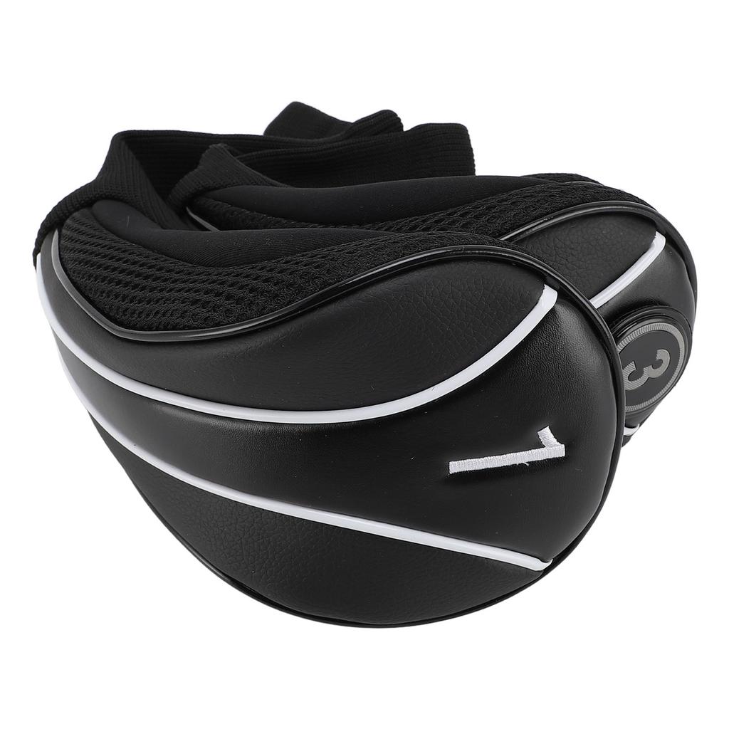 3 шт. Чехол для головки клюшки со сменными номерными табличками, длинная горловина, устойчивый к царапинам, дышащий ПУ чехол для головки клюшки