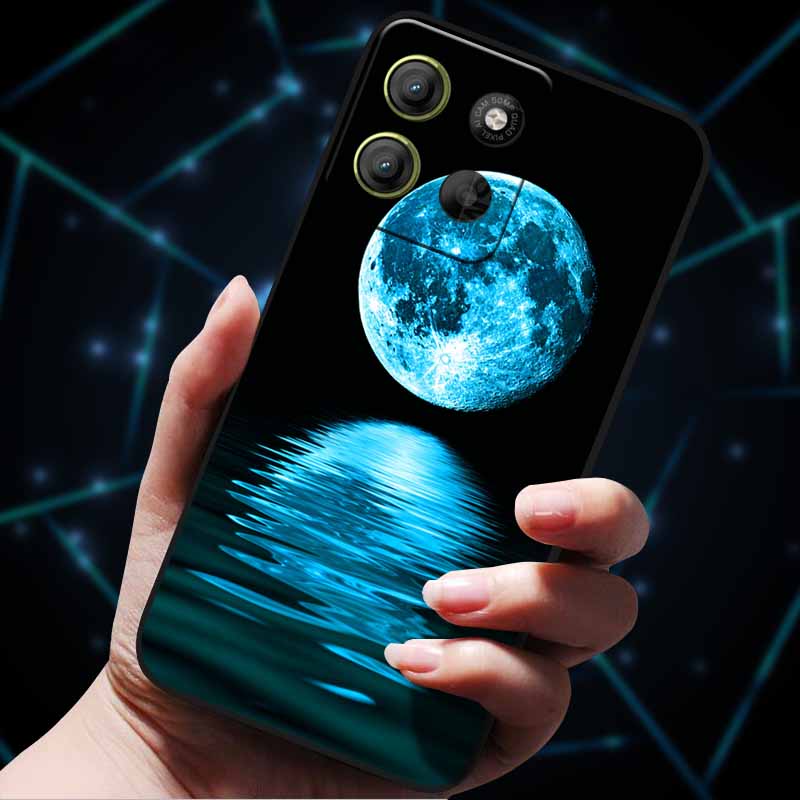 For Moto G15 4G Case Painted Cats Soft Silicone Lovely Back Case for Motorola Moto G15 Power G 15 Phone Cover MotoG15 etui Funda