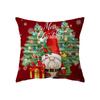 Милый Санта-Клаус на рождественскую тематику с принтом, чехол для подушки, украшение для дома, гостиной, дивана, квадратная подушка, наволочка