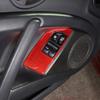 For Mitsubishi Eclipse 2006-2011 Soft Carbon Fiber Car Window Glass Lifting Buttons Frame Trim Stickers Interior