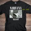 Унисекс Футболка Nirvana Bleach Рок-группа Размеры S-5XL Для фанатов