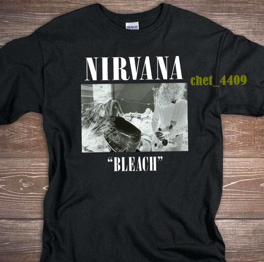 Унисекс Футболка Nirvana Bleach Рок-группа Размеры S-5XL Для фанатов