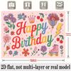 Cute Birthday Banner, Photo Backdrop Wall Decor for Party