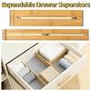 Creative Expandable Drawer Separators Secure Fit Cabinet Storage Partition Divider  Bedroom Dresser