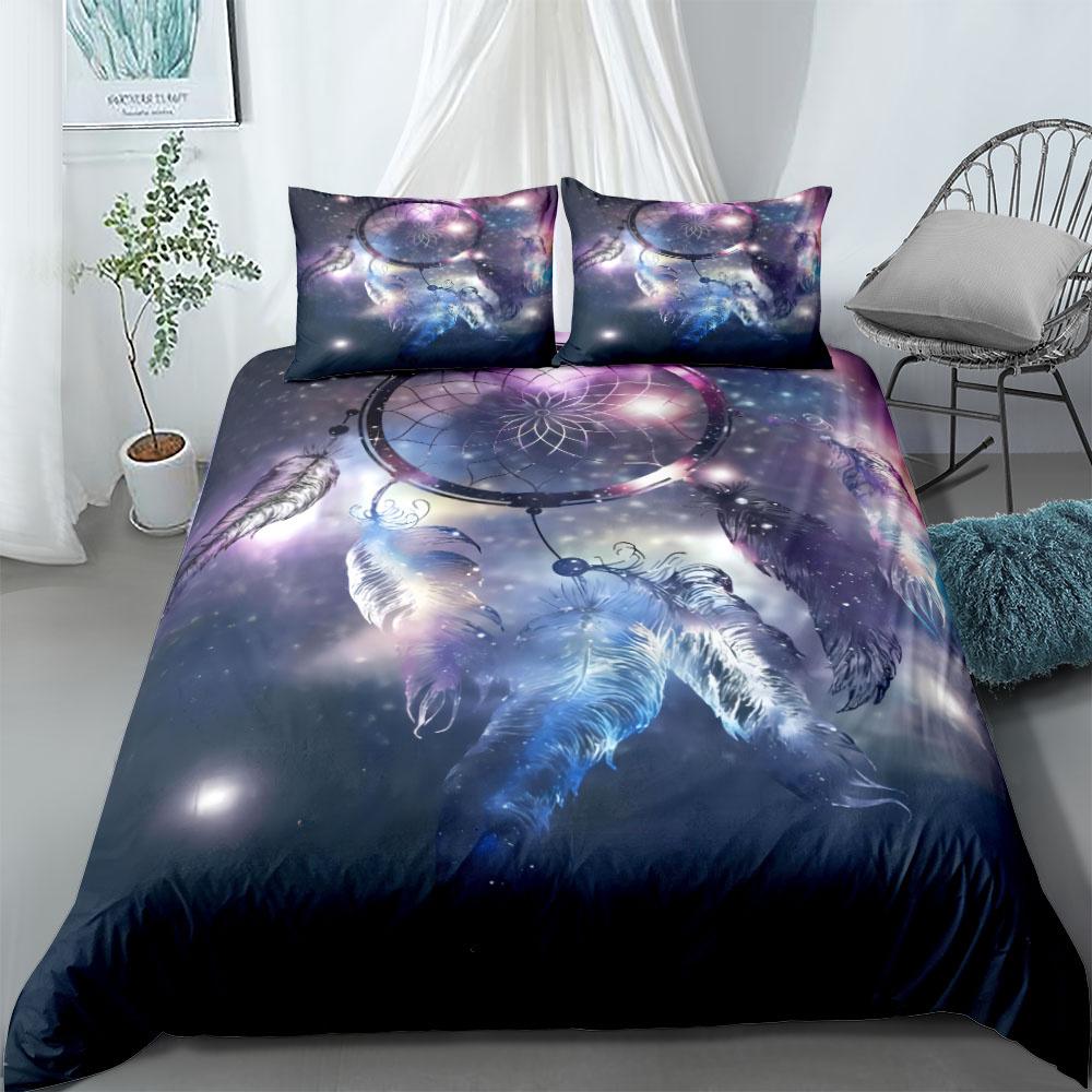Dreamcatcher Ethnic Bedding Set Single Twin Double Queen King Cal King Size Bed Linen Set