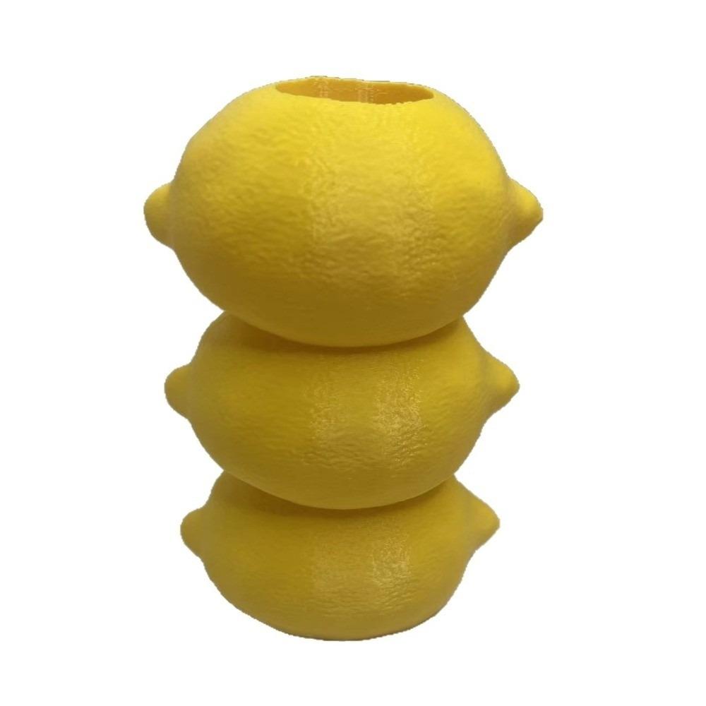 3D Printing Imitation Fruit Vase Nordic Style Fruit Model Vase Creative Lemon Vase Bedroom