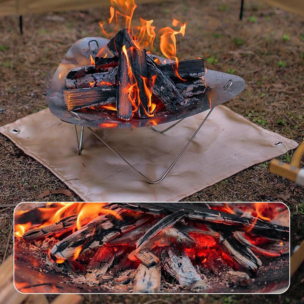Fire Portable Grill Camping Fire Rack for Garden Backpacking
