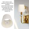 3PCS Clip On Design Lampshade Fabric Chandelier Lamp Shades Simple Lamp Cover  Wall Lamp