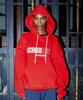 SIGNATURE Logo Fleece-Lined Hoodie Red_Unisex