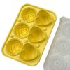 Food-Grade Silicone Rose Heart Ice Cube Mold for Whiskey
