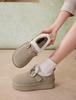 Bestu Women's Winter Fashion Casual Velvet Warm Single Shoes