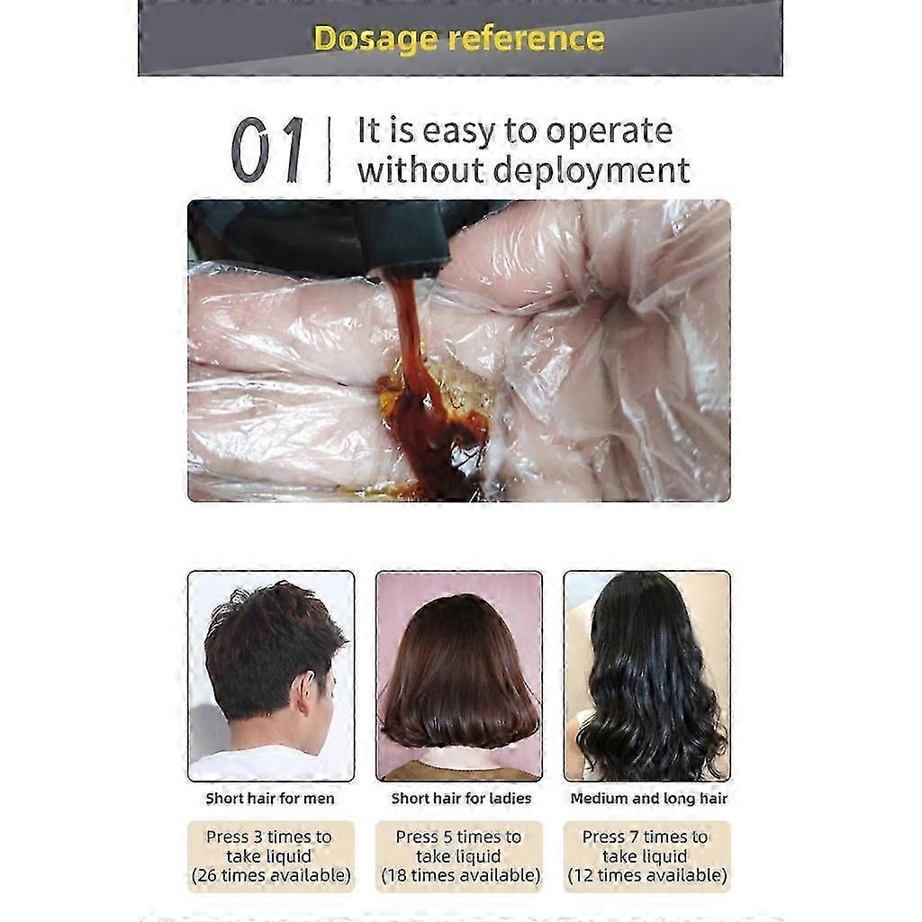 Hair Dye Shampoo Hair Color Shampoo Colors Hair in Minutes Long Lasting 500ml