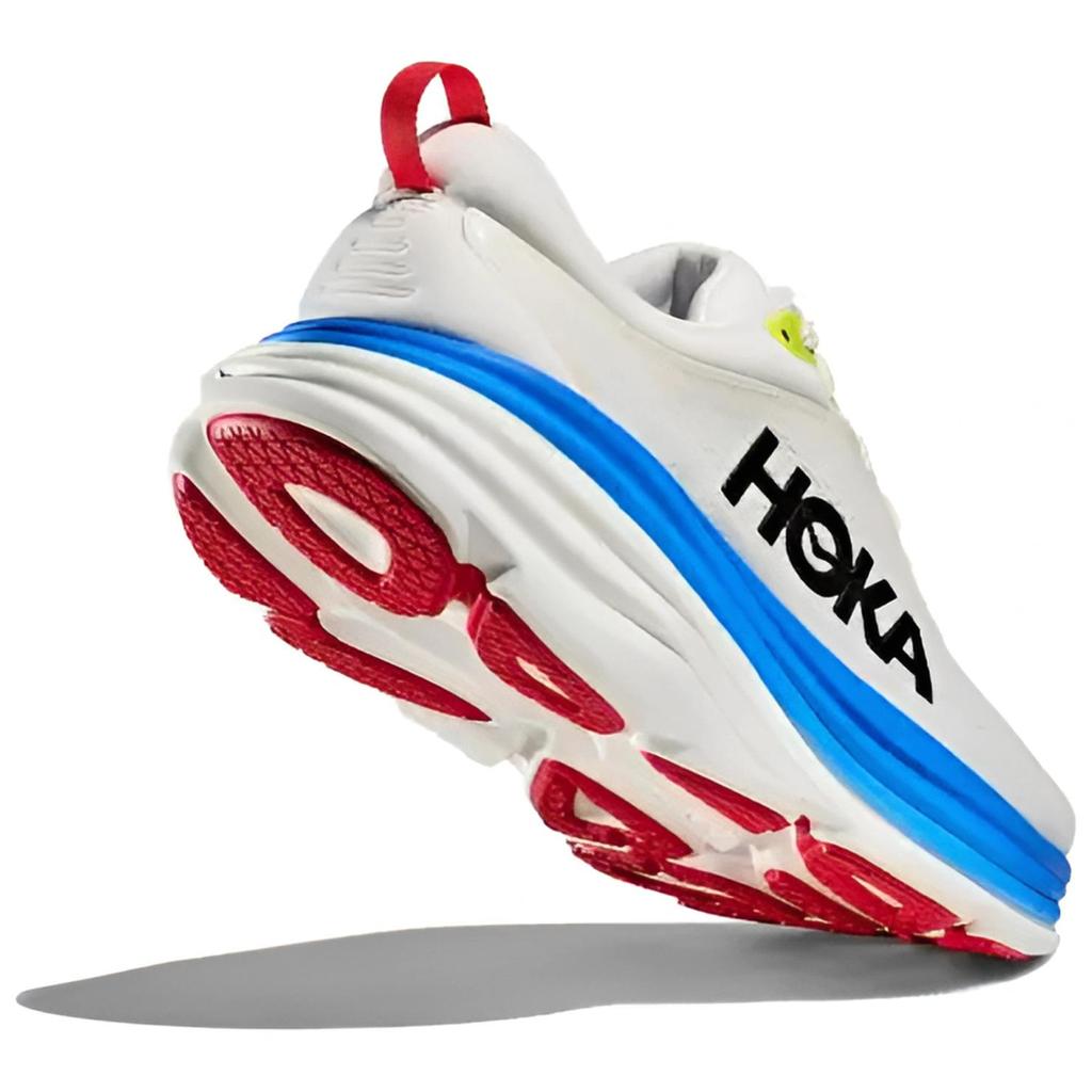 HOKA One One Кроссовки Bondi 8 Blanc De Blanc Virtual Blue Мужские 1123202-BVR