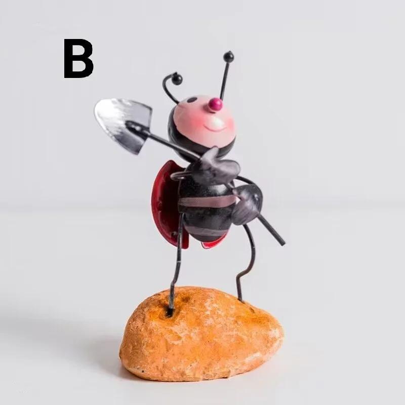 Креативный мультяшный маленький божья коровка исцеляющие маленькие украшения гостиная компьютерный стол ТВ-тумба современное украшение для дома и сада