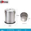 Stainless Steel 2-in-1 Tea Waste Bin with Filter Drainage