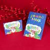 50Pcs Christmas Greeting Card Kids Mini Christmas Blessing Greeting Cards Envelope New Year Postcard Gift Card Xmas Party
