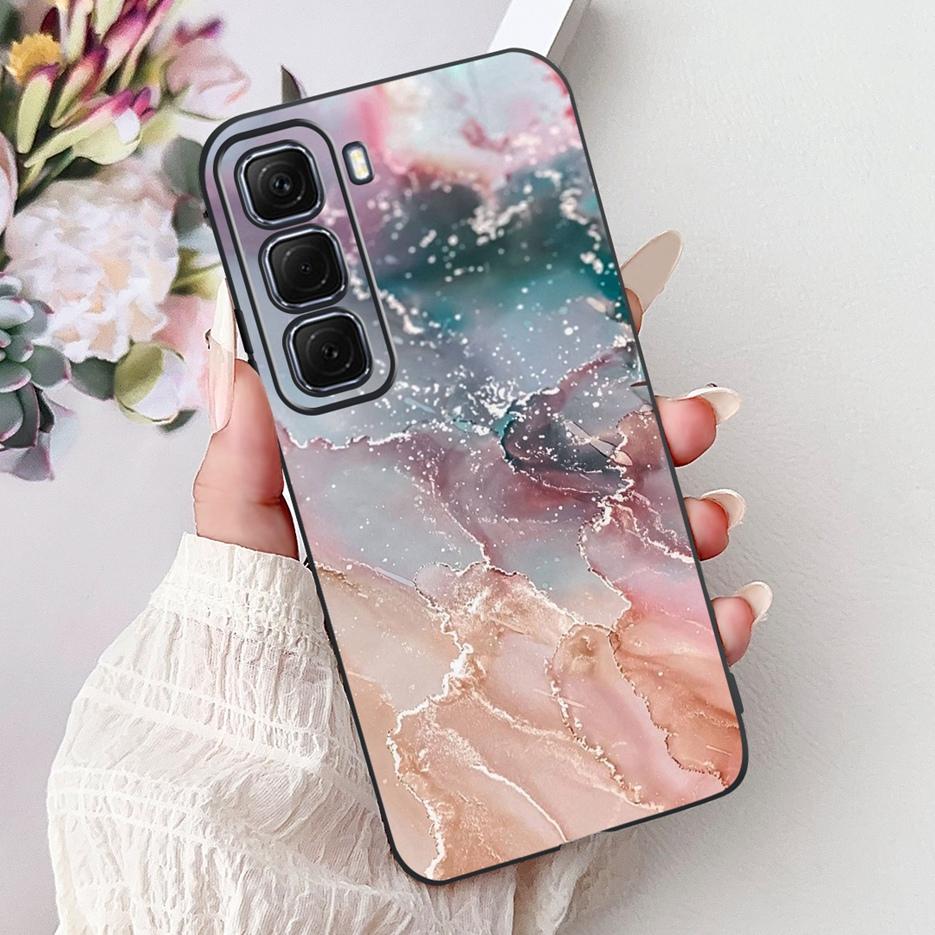 Чехол для Infinix Hot 50 Pro Plus X6880 Милый чехол-рыбка Кои Мягкий ТПУ Чехол для телефона Для Infinix Hot 50 Hot50 Pro 4G X6881 X6882 Сумки