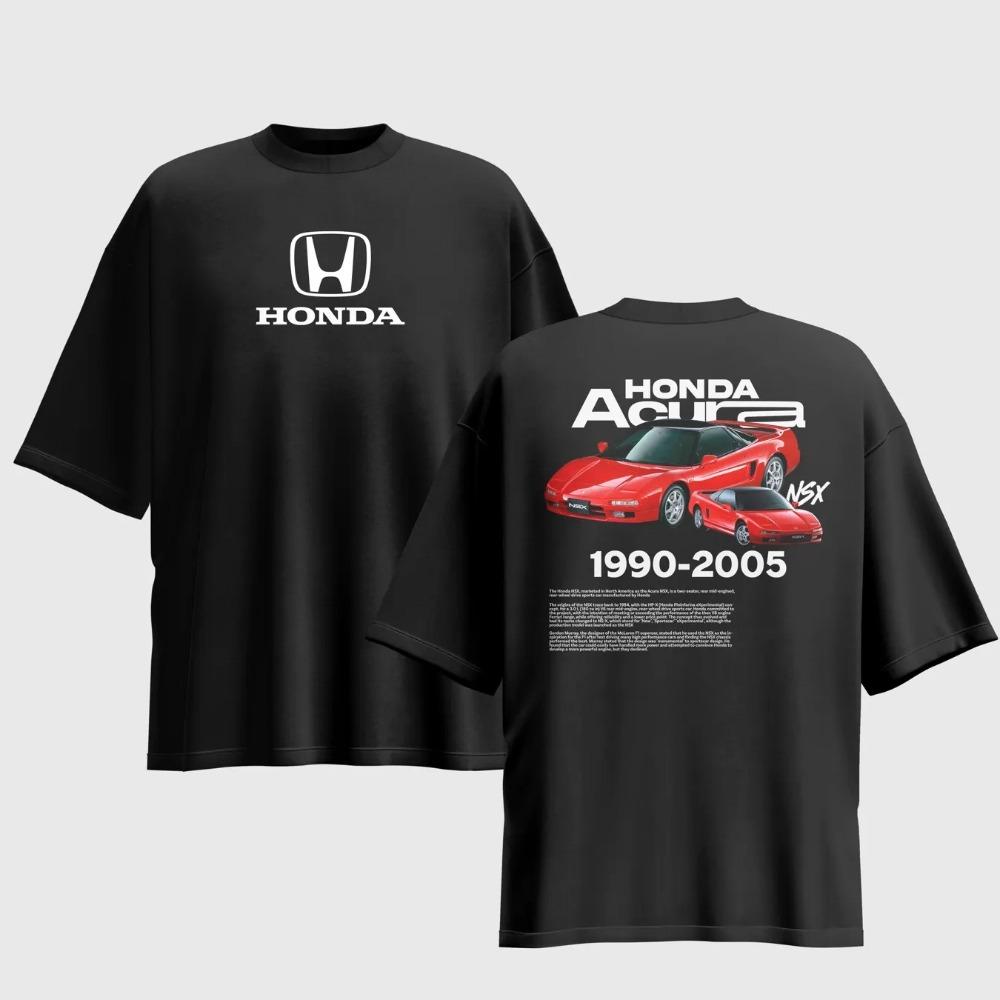 Летняя новая хлопковая футболка Honda для мужчин и женщин, унисекс с коротким рукавом, весна, осень, топ для мотоцикла, велоспорта, Honda ACURA NSX