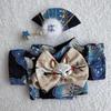 Labubu Generation 3 Doll Outfit Set Cotton Kimono Fox Costume With Hair Accessory Macaron Color Blind Box