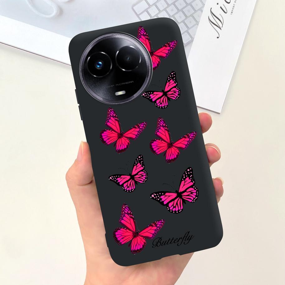 Ударопрочный Чехол Для Realme 11 5G / Realme 11X Чехол На Телефон Модный Девушки Мягкий Силикон Funda Для Realme11 11 X 2023 RMX3785 Coque