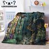 Witch Black Cat Halloween Throw Blanket Cat Mysterious Divination Witchcraft Lucifer Portable Flannel Blanket for Bedding Travel
