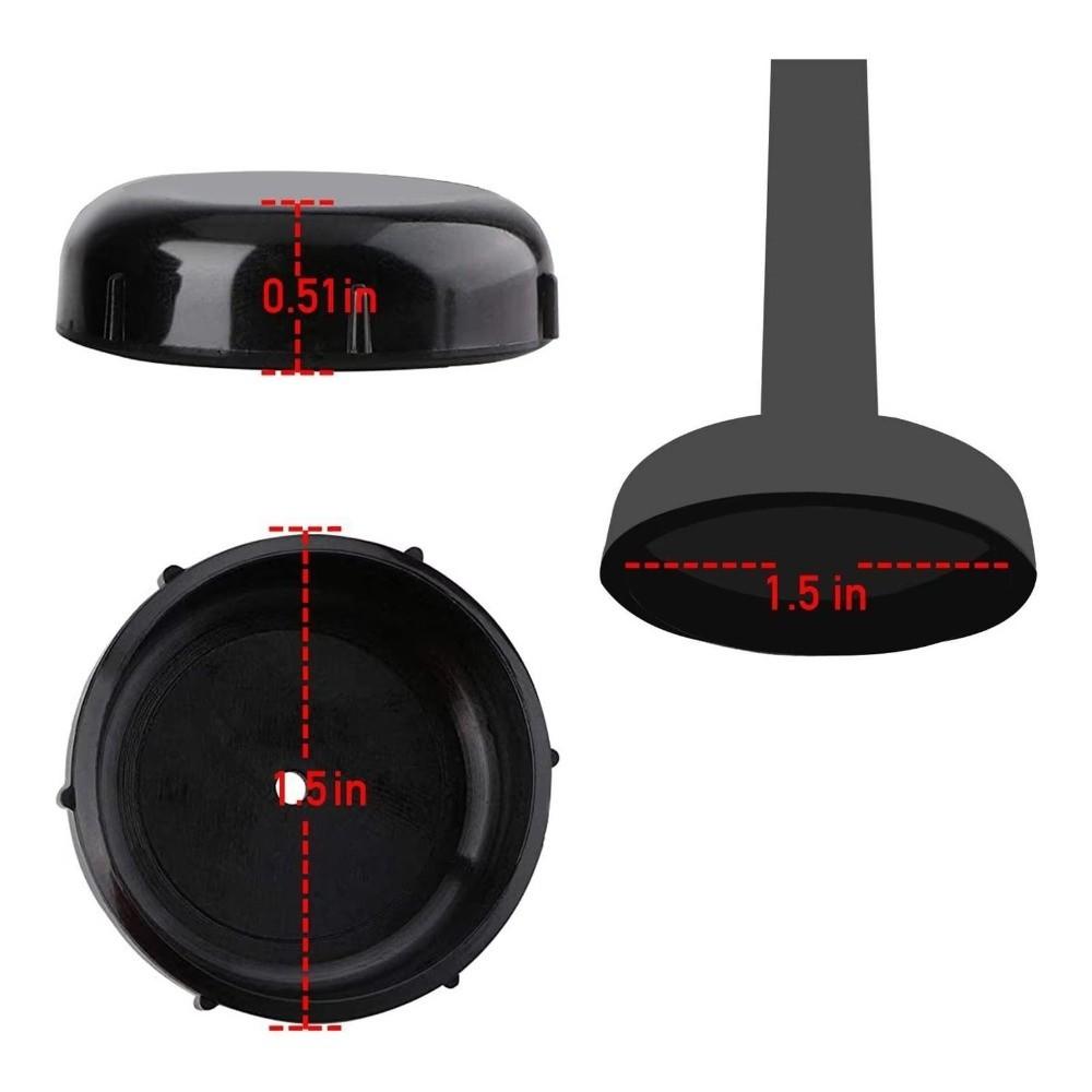 16/20/32PCS Round Shape Chair Leg Caps Plastic Outdoor Chair Glides Tables and Cabinets