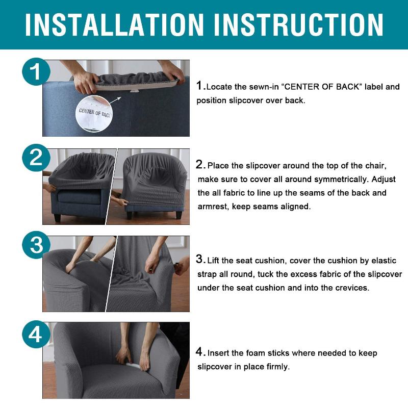 Высокоэластичный спандекс, кофейная ванна, диван, кресло, чехол для сиденья, протектор, моющаяся мебель, чехол, простота установки, домашний стул, декор