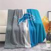Detroit Lions Print Flannel Blanket, High quality Comfortable for All Seasons, Home Decor, Warmth and Comfort, Perfect for Christmas Gifts