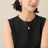 Реверсивное колье "Цветок ракушки" VBMP401540XP Элегантный подарок [Vendome Boutique] [Официальный] Женское