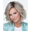 Women Synthetic Wigs Ladies Female Ombre Blonde Brown Grey Wig Natural Wavy Heat Resistant Fiber Short Wig Daily Use Party Cosplay
