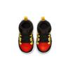 Jordan Air Jordan 1 Mid SE 'Amarillo Team Orange' Leather High top Toddler Shoes Black Red Yellow Infant And Toddler BQ6933-087