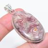 Natural Dolomite Gemstone 925 Sterling Silver Jewelry Pendant 2.32" t6T37
