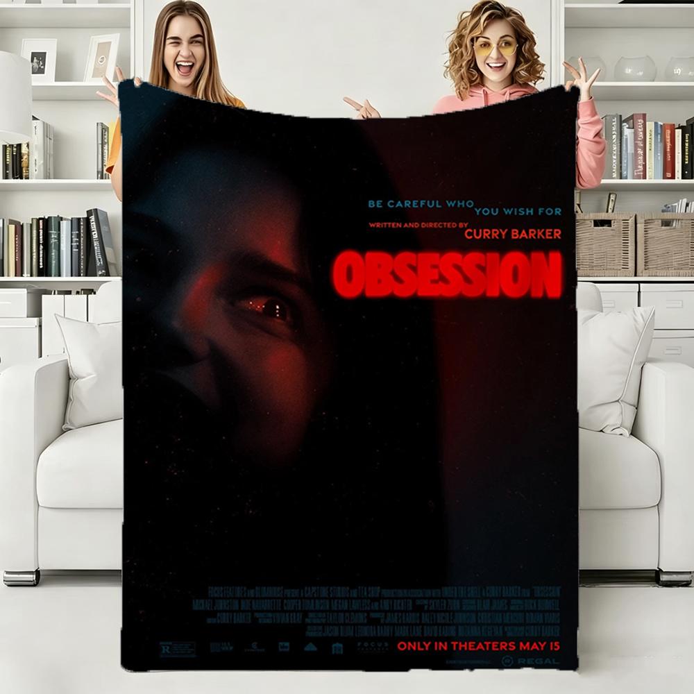 О-одержимость Триллер Фильм Мягкое Теплое Фланелевое Одеяло Искусство Для Стены Спальни Декор Гостиной Кровать Кемпинг Пикник Офис Подарок