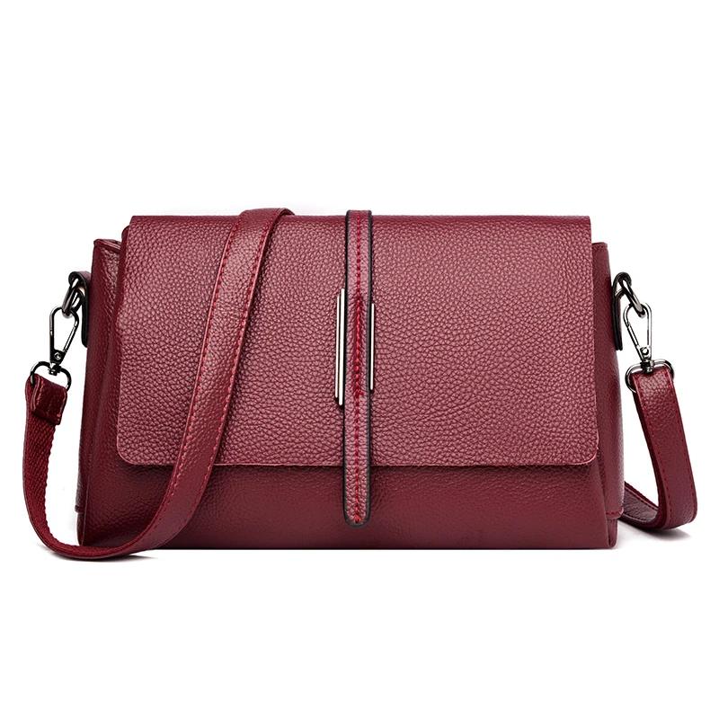 Новая модная повседневная сумка через плечо для женщин среднего возраста, большая вместимость, маленькая квадратная сумка через плечо