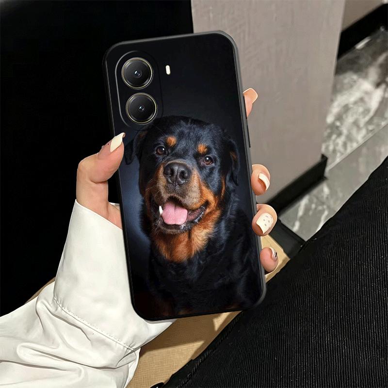 Rottweiler Dog Soft Phone Case for Xiaomi Poco X5 X6 X7 X8 Pro Max X3 F7 F8 Ultra M8 M7 M6 M5 Redmi 15 15C 14C 13C 12C X4 F6