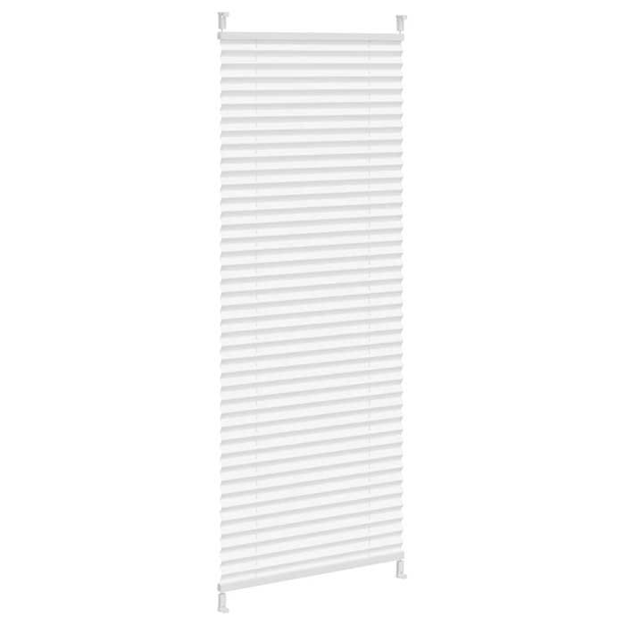 Store plissé - Plissé - 60 x 150 cm - Blanc - Tamisant (montage sans perçage)