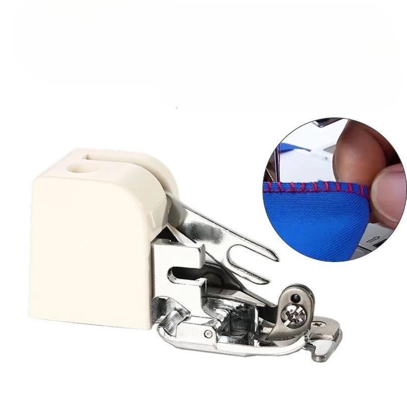 Промышленный оверлок с прижимной лапкой и встроенным боковым резаком - сверхпрочные швейные машины из нержавеющей стали с низким хвостовиком, совместимые с CY-10