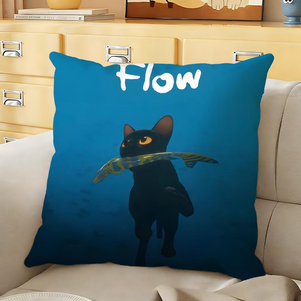 Cartoon movie FFlow Cushion Cover Soft Durable Reversible Pillow Cover Home Car MultiScene Daily Comfort Pillowcase